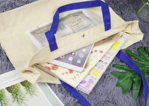 Quality Portable Canvas Tote Shopping Bags Environmental Protection Large Capacity wholesale