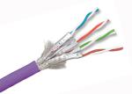 305M Bare Copper Cat 7 Network Cable , 600Mhz Frequency Cat 7 Outdoor Cable