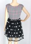 round neck sleeveless fashion dresses with polyster