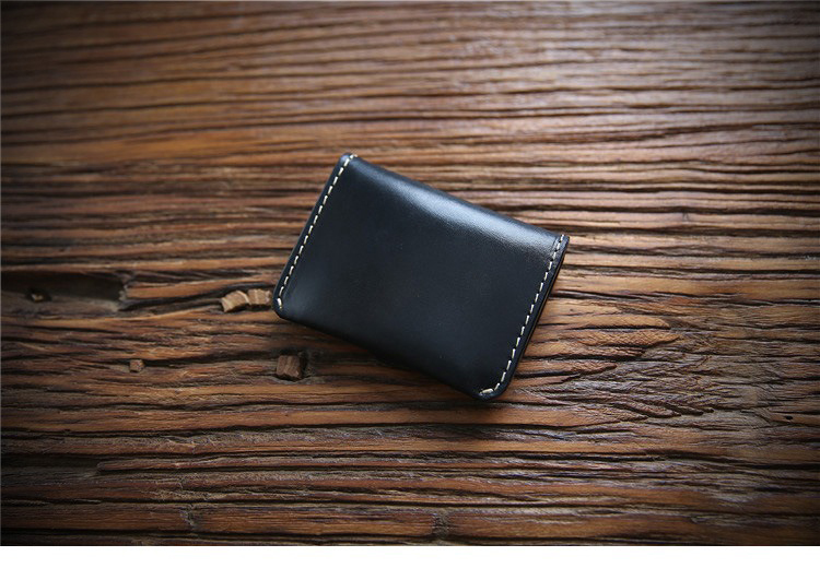 End Horse Patent Leather Slim Small Wallet with Minimalist Design and GENUINE LEATHER