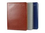 Handheld Executive Leather Business Portfolio Portable Multipurpose With Power