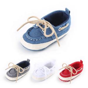 Quality Amazon hot Loafers Cowboy 0-18 months infant prewalker baby moccasins wholesale