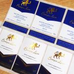 Full Color Self Adhesive Sticky Labels Wine Champagne Whisky Sticker Label