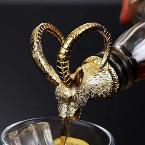 Quality Custom Animal Metal Wine Pourer With Zinc Alloy Stainless Steel Material wholesale