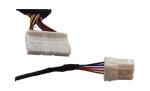 Black AC Wiring Harness Corrosion Resistant 32V Automotive Wire Harness