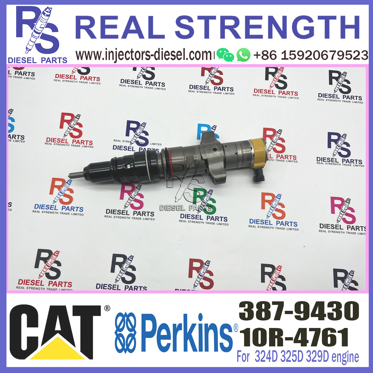Cat Engine Injector 3879430 Diesel Pump Fuel Injector Sprayer 387-9430 For Caterpillar C7 Engine 20r-8057 10r-4761