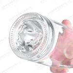 Collar Material Glass Bottle 500ml 750ml 100ml Clear with Thick Fire Mountain