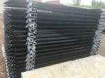 Customized Black Zinc Steel Metal Garrison Fence Panels Maintenance Free