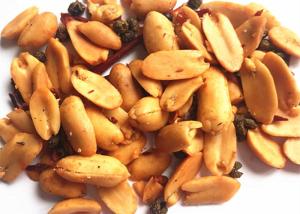 Quality Freid Crispy Yummy Chilli Flavor Coated Peanut Snack Witnout Skin Retailer Packing wholesale