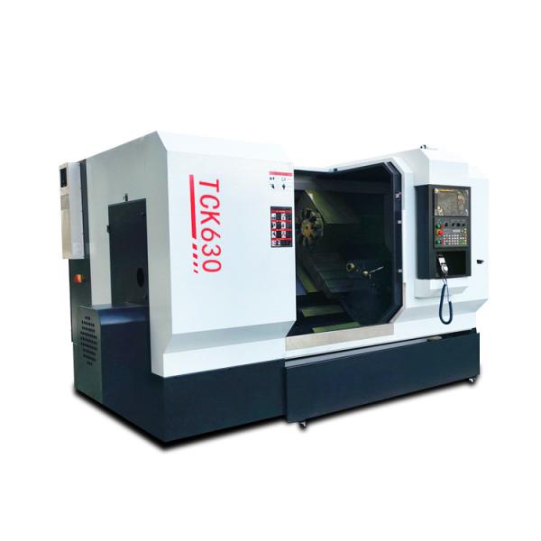 Cheap 45 Degree CNC Metal Lathe Machine Tck630 Slant Bed Turning Center for sale