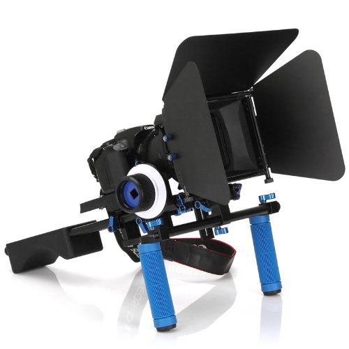 DSLR RIG Kit Shoulder Mount+Follow Focus+MatteboxFor dv / dslr Camera Canon 550D 500D