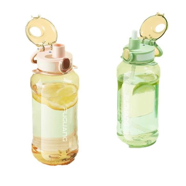 900ml 1300ml Water Bottle Large Capacity Men Portable Tritan Plastic Clear Water