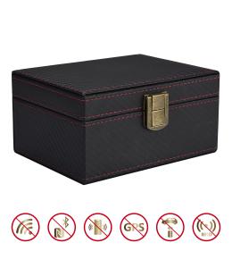 Quality RFID Leather Signal Blocking Cage Keyless Entry System Anti Radiation wholesale