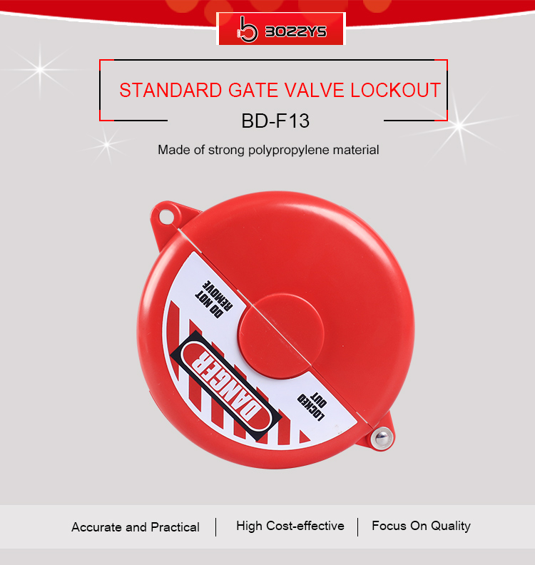 Industrial Valve Lockout Covers , Humanity Design Gate Valve Safety Lock