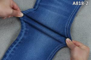 Quality 4/1 Satin Denim Fabric Soft Jogger Blue + Black Backside For Kid'S Jeans wholesale