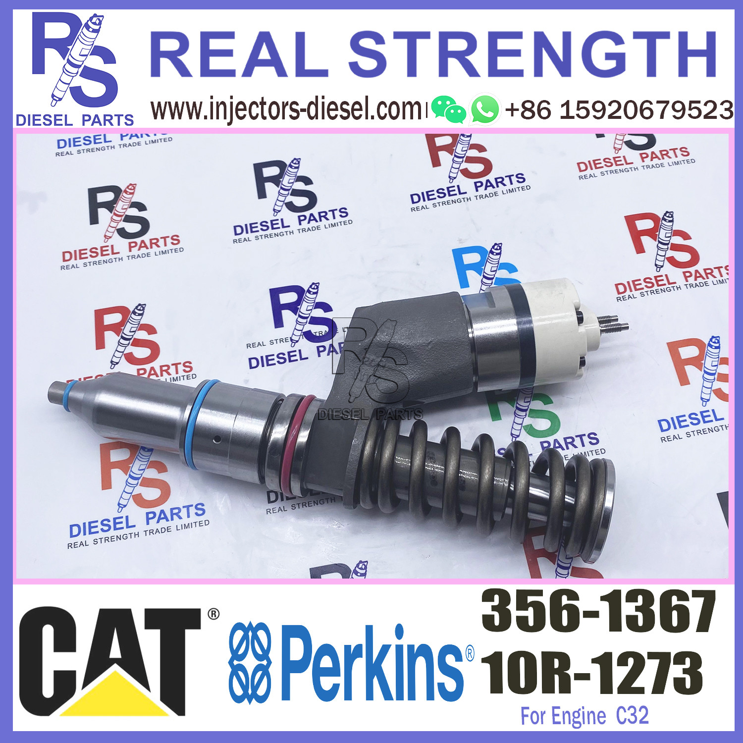 232-1199 249-0709 356-1367 C15 engine fuel injector for cat 10R-1273 10R-9236 E365B E365C E365D E374D