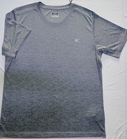 Lightweight Various Colors OEM Service Mens Round Neck T Shirt Grey