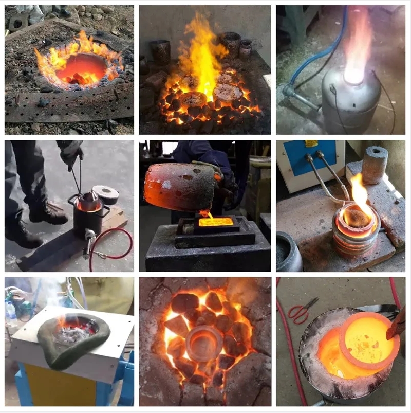 SiC Graphite Crucible for Molten Copper Aluminum Gold Silver Casting Long Service Time