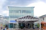 Light Steel Frame Structure Fireproof Metal Car Sheds / Waterproof Car Storage