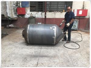 China Carbon Steel Vertical / Horizontal Air Receiver Extra Replacement Tank For Air Compressor on sale