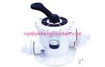 6 Position 1.5 Inch / 2.0 Inch Sand Filter Multiport Valve Swimming Pool Filter