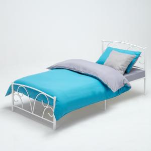 Quality Simple Rod Iron Single Bed Quick Easy Assemble Sturdy Construction wholesale