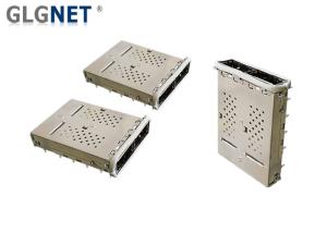 Quality EMI Gasket Mates 2 Port QSFP14 SFP Cage Assembly Press Fit Mount Type wholesale