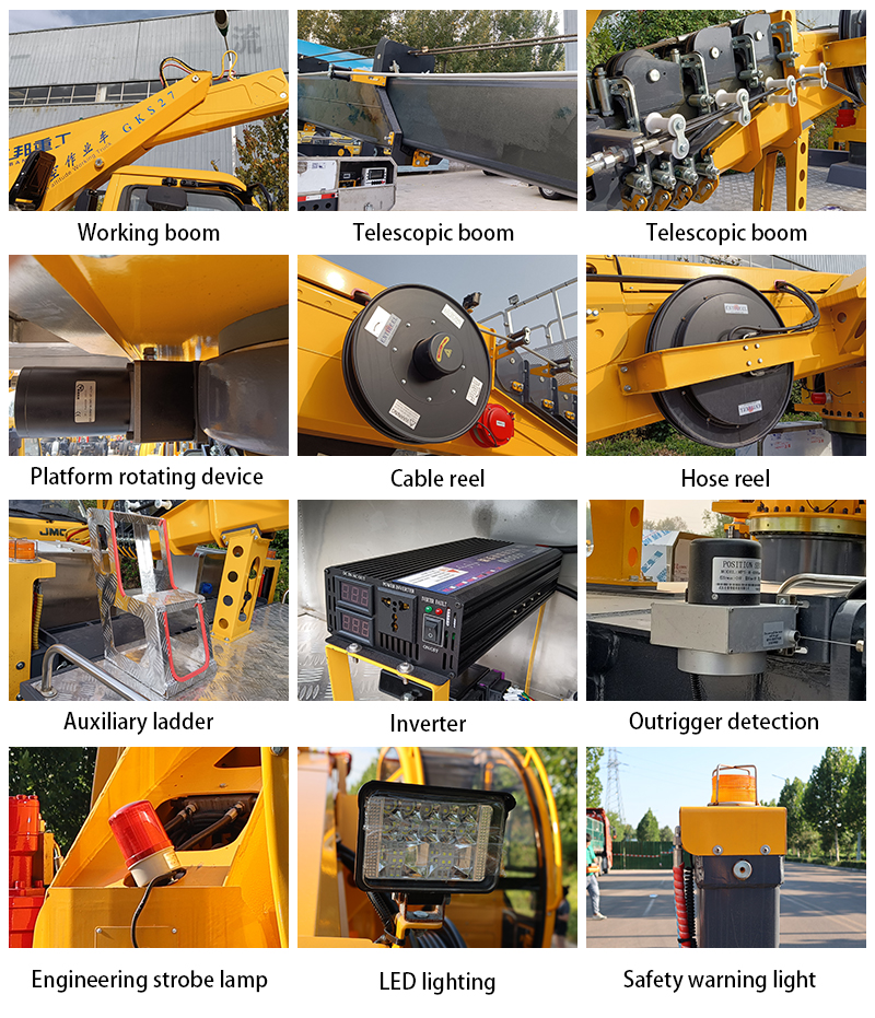 27m aerial work platform hydraulic lift platform truck price