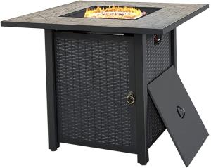 Quality 30 Inch Patio Heater Round Large Outdoor Natural Gas Firepit Square wholesale