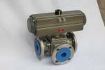 Ball Valves Actuated:Single or double acting pneumatic control