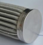 Pleated Stainless Steel Filter Element Micron Filter Cartridge