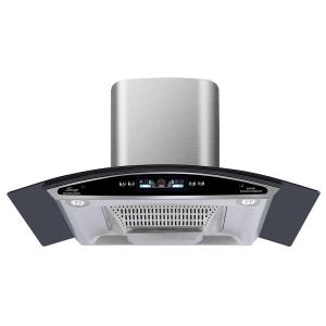 Quality Universal Low Noise Kitchen Exhaust Hood Black 30 Inch wholesale