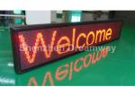 Single Red LED Moving Message Display
