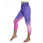 Anti Wrinkle Lycra Sports Leggings / Athletic Workout Leggings Flatlock