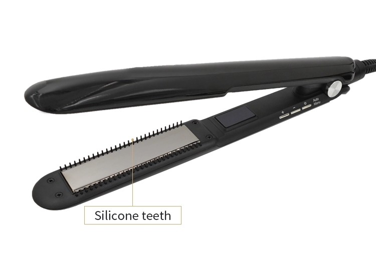 Titanium Plate Hair Straightener Curling Iron Salon Recommended Teeth Comb