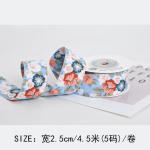 Bow Personalised Printed Ribbon 40mm Floral Printed Ribbon