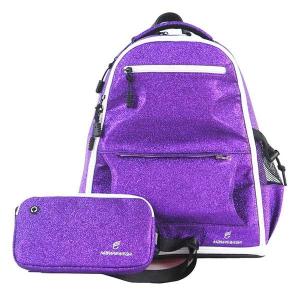 Quality Purple Sparkle Fashion Sports Backpack Cheerleading Backpack Personalized wholesale