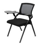 Armless Foldable Staff Ergonomic Office Chair With Metal Frame / Ergo Desk Chair