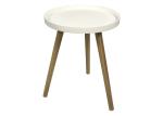 5KG Height 50cm White Side Table With PP Top