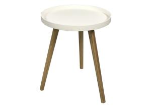 Quality 5KG Height 50cm White Side Table With PP Top wholesale