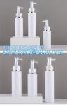 Shampoo Pump Bottle, Luxury Silver Cosmetic Packaging Face Cream Serum Essence