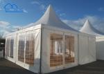 10x10ft 20x20 Outdoor Hot Galvanized Event High Peak Aluminium Bamboo Gazebo
