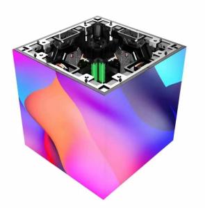 Quality P3.91 Stage Rental LED Display 500x500mm 3840Hz Curve Cube Video Wall wholesale