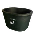 Silicon Carbide Graphite Oval Type Crucible Metal Melting Oxidation Chemical