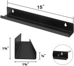 Metal Vinyl Record Shelf Wall Mount Decor Standard Design for Music Records
