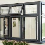 European Top Hung And Outward 1.4mm Aluminium Swing Window