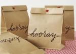 Brown Waterproof 80gsm Folded Paper Bag