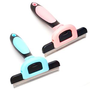 Quality Pet Floating Hair Comb Dog Stainless Steel Fine-Tooth Brush Cat Detachable Portable Grooming Comb wholesale