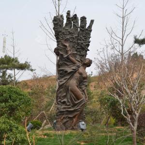 Quality 4-5m Antique Bronze Sculptures , Silicon Bronze Casting Sculpture wholesale