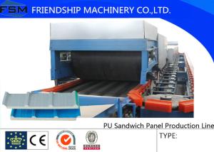 Quality Discontinuous PU Sandwich Panel Machine Double Rubber Tracker wholesale